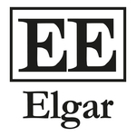 Edward Elgar logo, svart på hvit bakgrunn