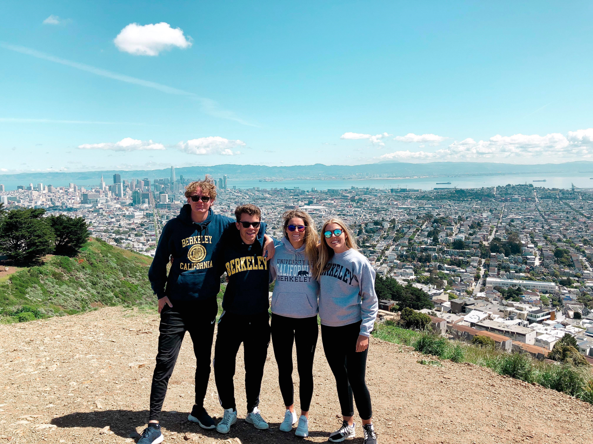 Fra Twin Peaks med utsikt over San Francisco. (Foto: Anette Øvrelid  Myhre , 2018).   