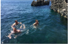 Baing på Capri (Foto:  Martin Dommersnes Strandkleiv 2019).