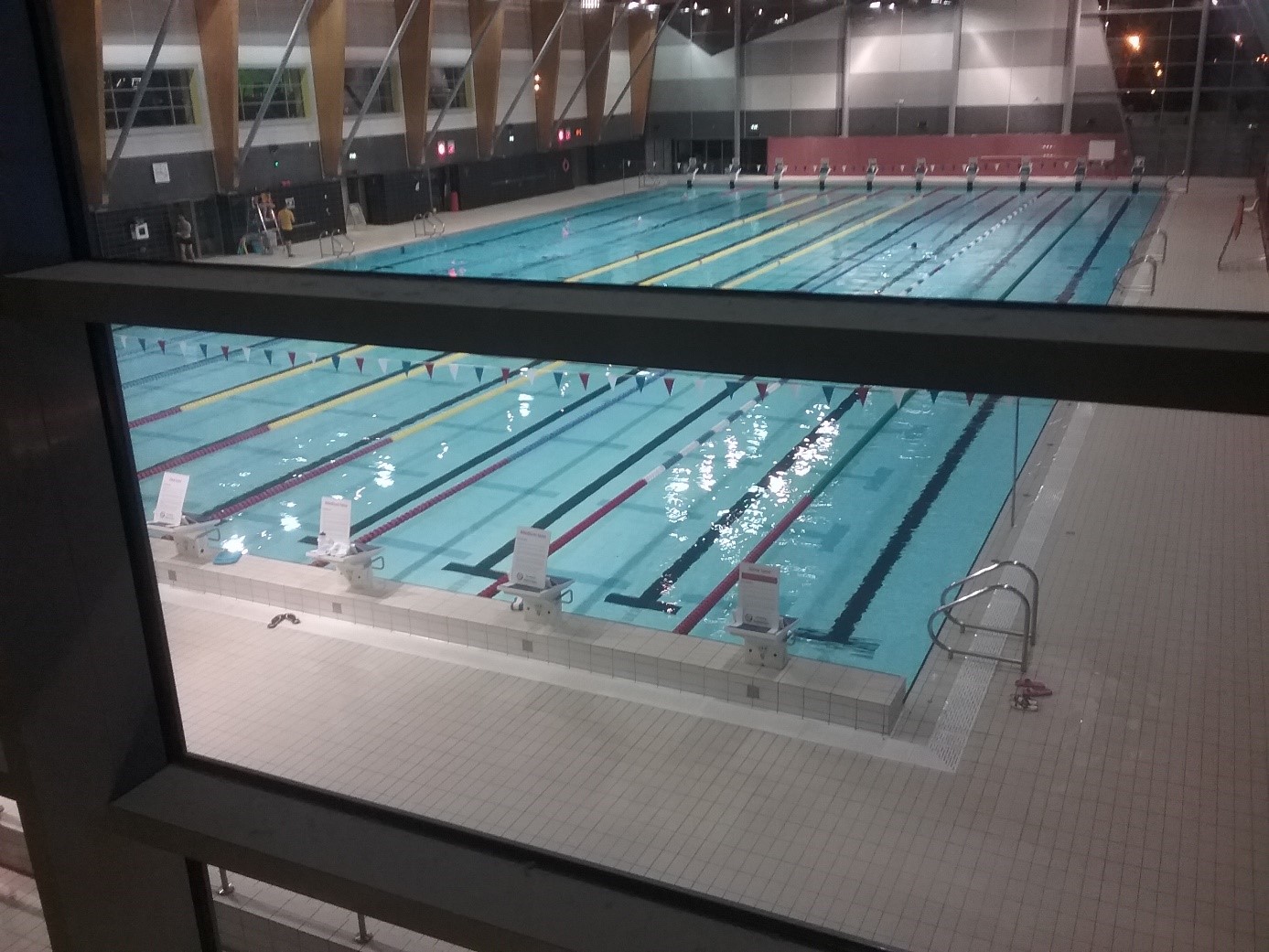 The swimming pool at UCD. (Foto: Maxence Gueritot 2019).